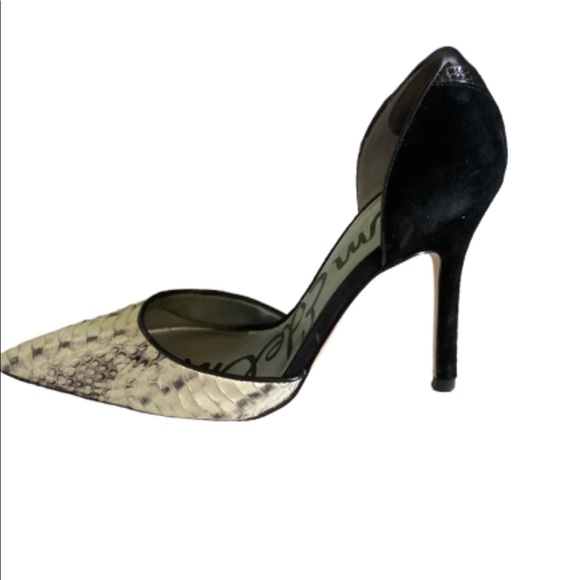 Sam Edelman Shoes - Sam Edelman D’Orsay High Heel Snakeskin Size 5